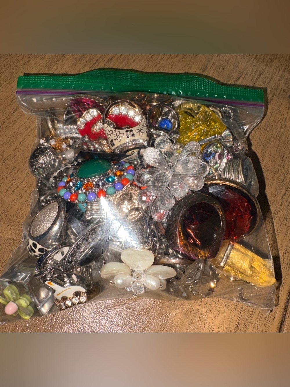75 Wearable Women’s Rings Mixed Styles Modern Vintage Signed Reseller Bundle